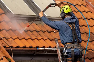 Démoussage et hydrofuge de toiture à Templeux-la-Fosse